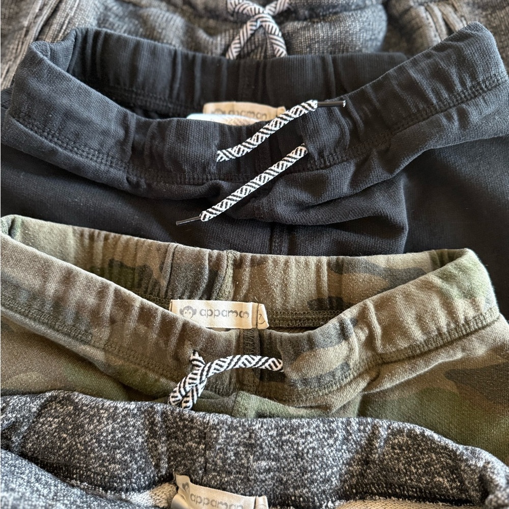 Appaman Black and Green Sweatpants for Casual Comfort